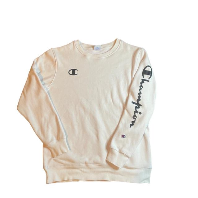 Champion Men's Sweatshirt - White - M on Productcaster.