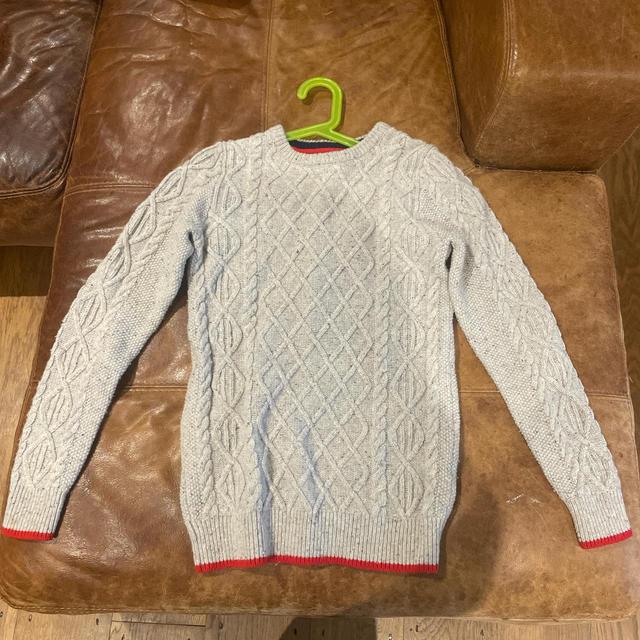 Mini Boden Kids' Jumper - Grey/Red - 12 years on Productcaster.