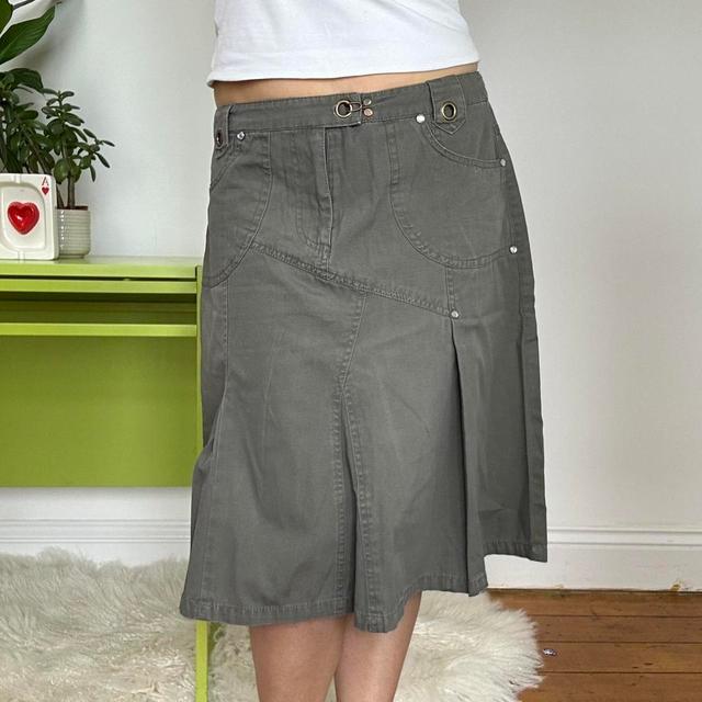 Women's Skirt - Khaki/Green - M on Productcaster.