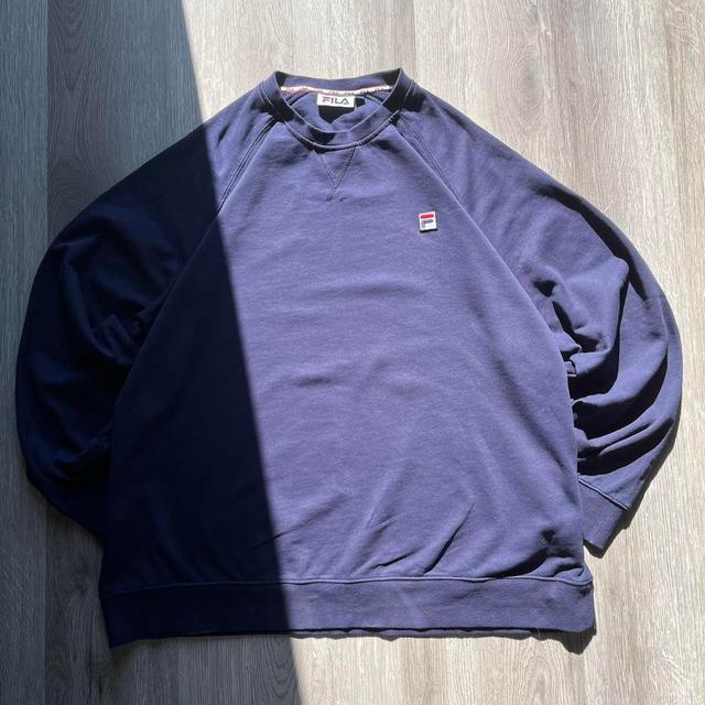 Fila Men's Sweatshirt - Navy - 3XL on Productcaster.