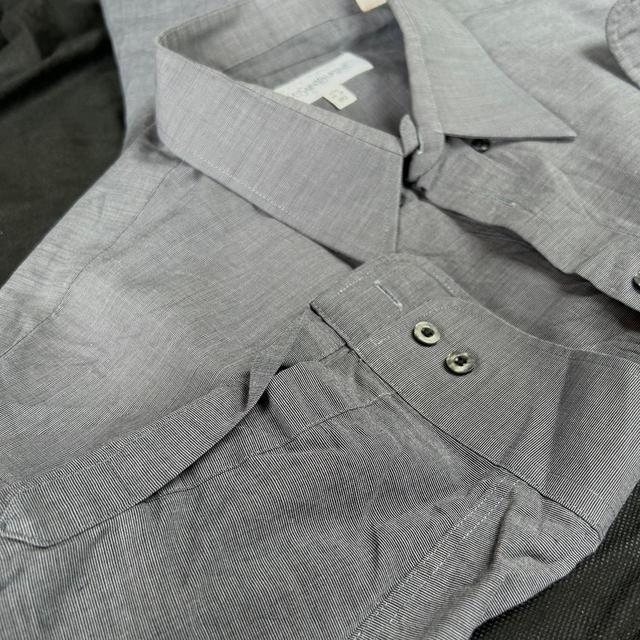 Yves Saint Laurent Men's Shirt - Grey - XL on Productcaster.