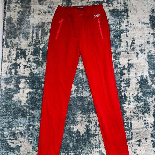 Dolce & Gabbana Women's Sweatpants - Red - UK 16 on Productcaster.