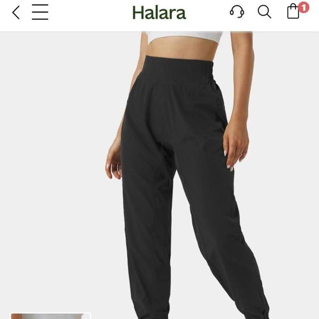 Halara Women's High waisted Trousers - Black - UK 12 on Productcaster.