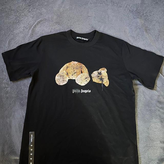 Palm Angels Men's T-shirt - Black - M on Productcaster.