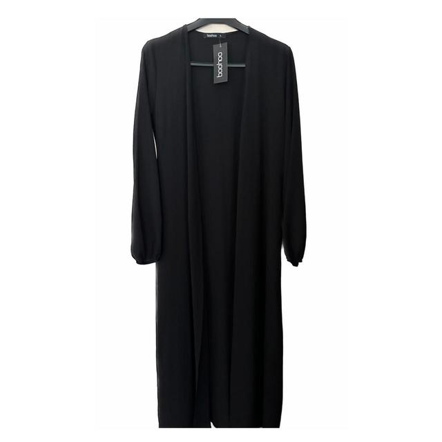 Boohoo Women's Overcoat - Black - L on Productcaster.