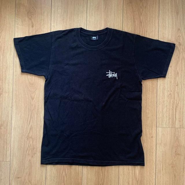 Stüssy Men's T-shirt - Black - M on Productcaster.