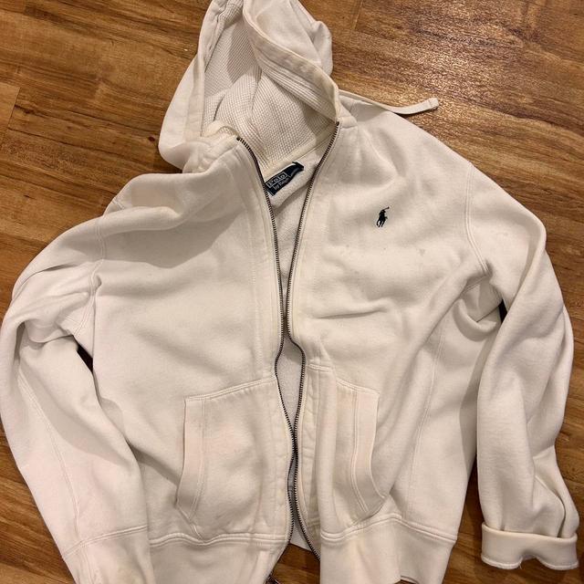 Polo Ralph Lauren Women's Hoodie - White/Black - 8 on Productcaster.