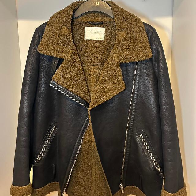 Zara Women's Jacket - Brown/Black - S on Productcaster.