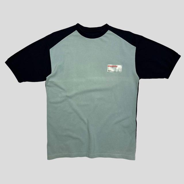 Prada Men's T-shirt - Blue - M on Productcaster.