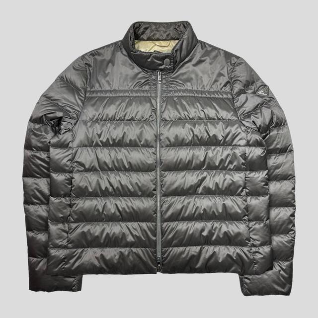 Prada Women's Puffer Jacket - Silver - M on Productcaster.