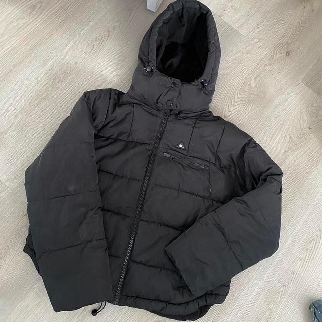 Urban Outfitters Women's Puffer Jacket - Black - UK 8 on Productcaster.