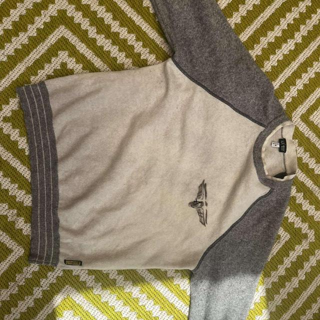 Armani Men's Jumper - Grey/Cream - S on Productcaster.