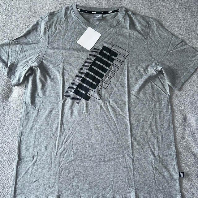 Puma Men's T-shirt - Grey - L on Productcaster.