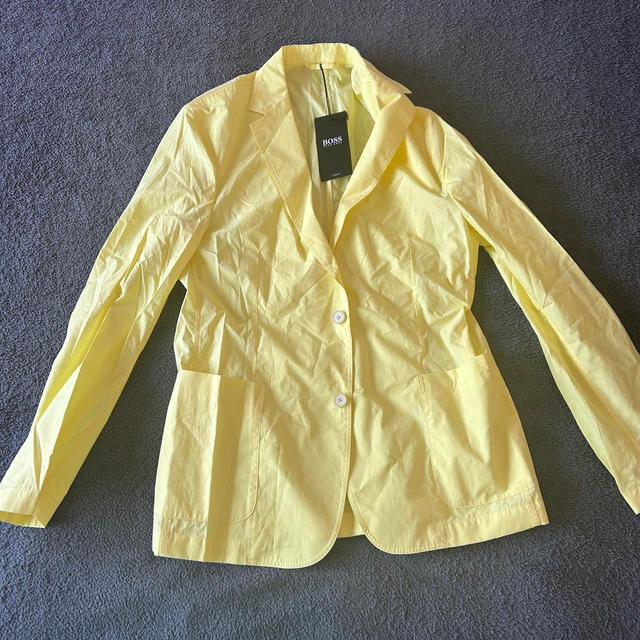 Hugo Boss Men's Shirt - Yellow on Productcaster.