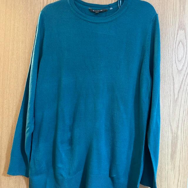 Bonmarché Women's Jumper - Blue/Green - 18 on Productcaster.