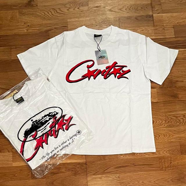 Corteiz Men's T-shirt - White - M on Productcaster.