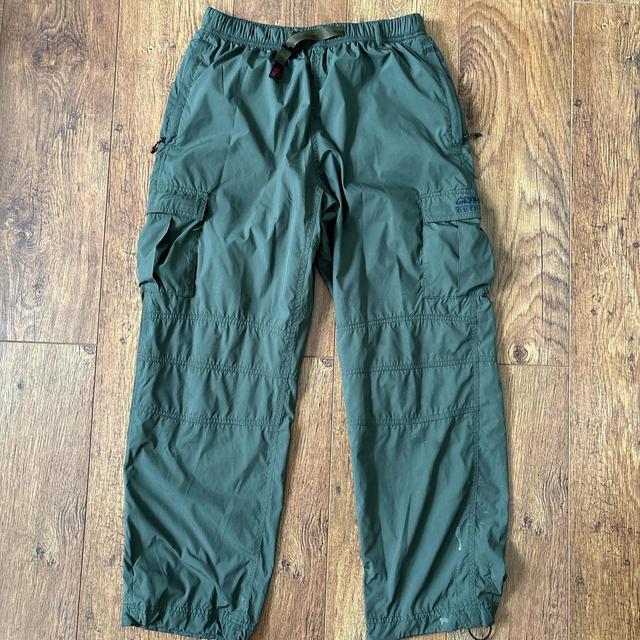 Gramicci Men's Cargo Trousers - Green/Khaki - M on Productcaster.