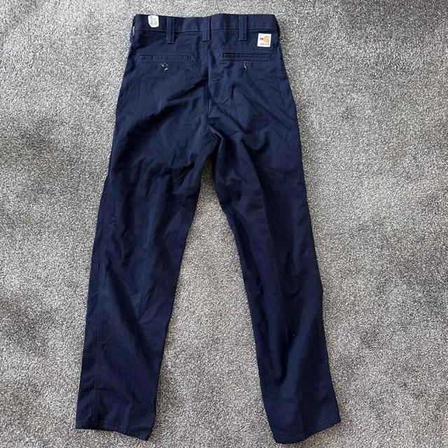 Carhartt Men's Straight leg Cargo Trousers - Navy/Blue - 28" on Productcaster.