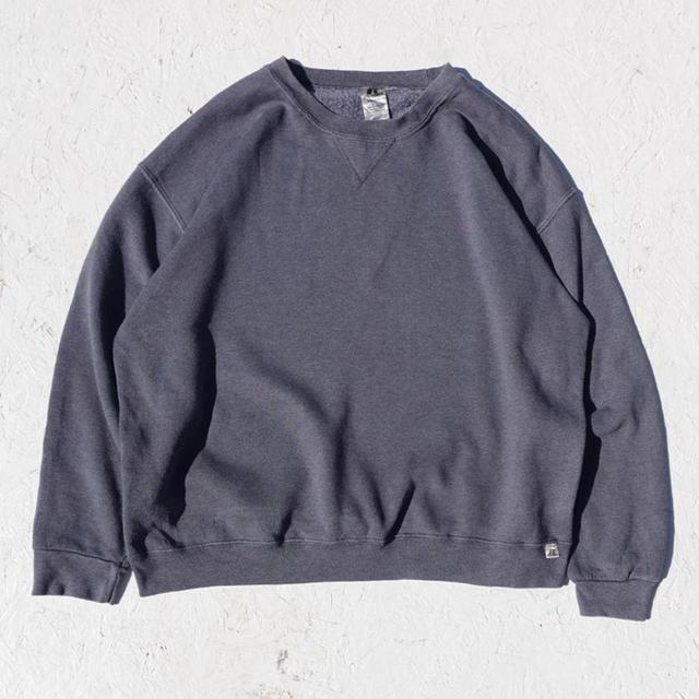 Russell Athletic Men's Sweatshirt - Grey - L on Productcaster.