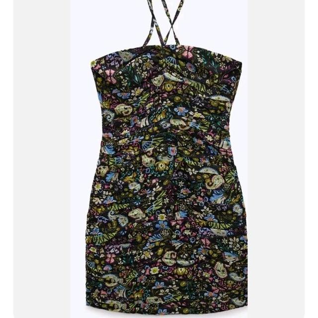 Zara Women's Dress - Black/Multi - M on Productcaster.