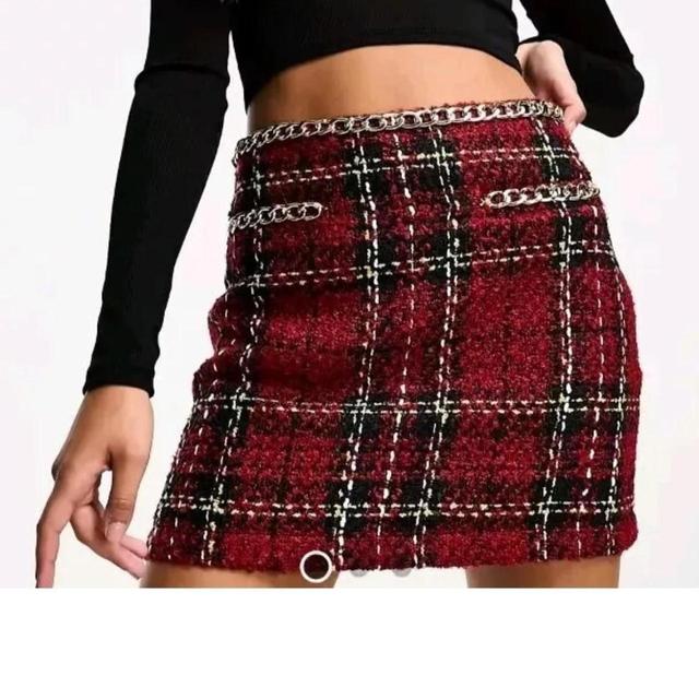 ASOS Women's Skirt - Red - UK 12 on Productcaster.