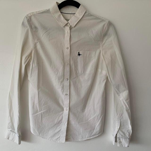 Jack Wills Women's Shirt - White - 8 on Productcaster.