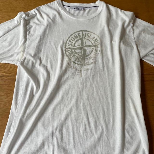 Stone Island Men's T-shirt - White - L on Productcaster.