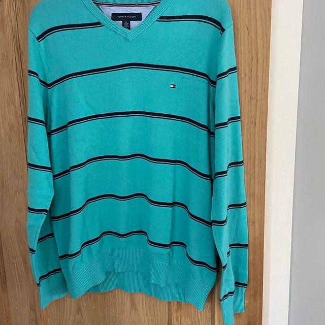 Tommy Hilfiger Men's Jumper - Blue - XL on Productcaster.