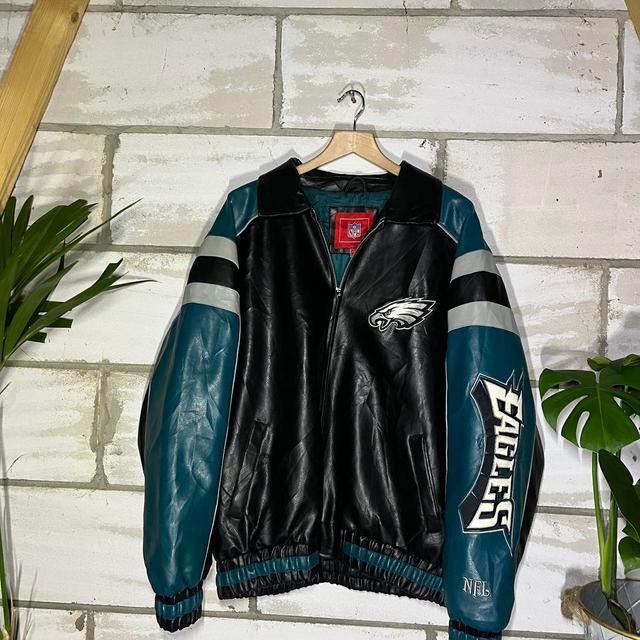 NFL Men's Bomber Jacket - Multi/Black - L on Productcaster.