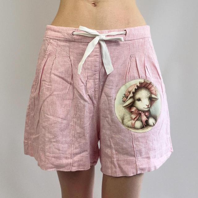 Dorothy Perkins Women's Shorts - Pink/White - S on Productcaster.