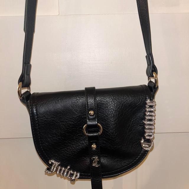 Juicy Couture Women's Shoulder bags - Black/Silver on Productcaster.