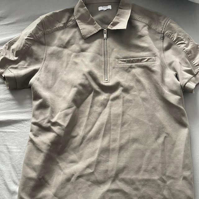 Men's Polo shirt - Khaki - M on Productcaster.