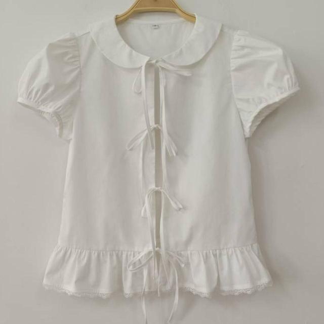 Handmade Women's Blouse - White - 22 on Productcaster.