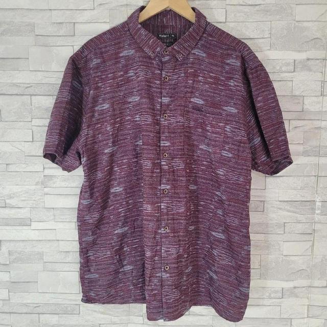 Peacocks Men's Shirt - Red/Burgundy - XXL on Productcaster.