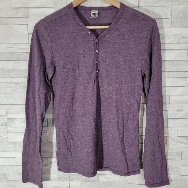 Topman Men's T-shirt - Purple - XXS on Productcaster.