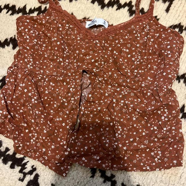 Hollister Co. Women's Crop top - Brown - S on Productcaster.