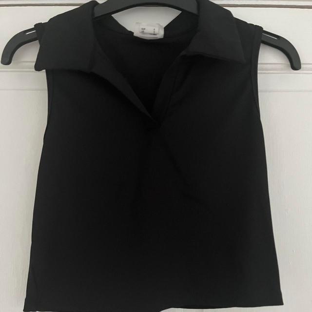 H&M Women's Crop top - Black - S on Productcaster.