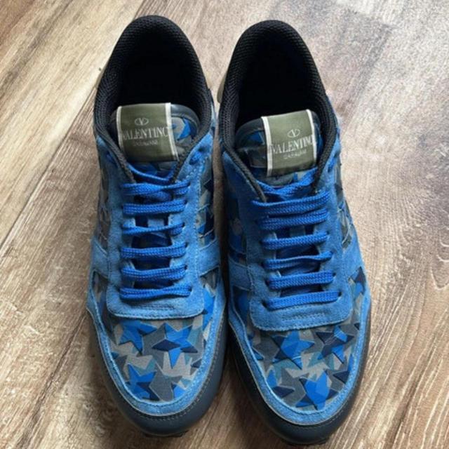 Valentino Men's Trainers - Blue - UK 5.5 on Productcaster.