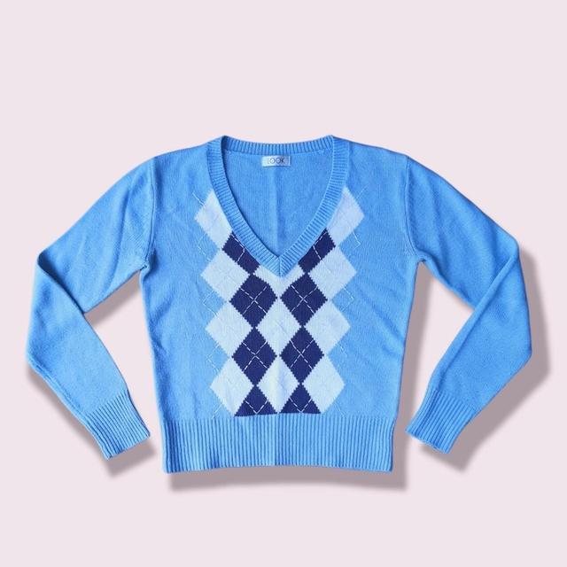 Vintage Women's Jumper - Blue - 10 on Productcaster.