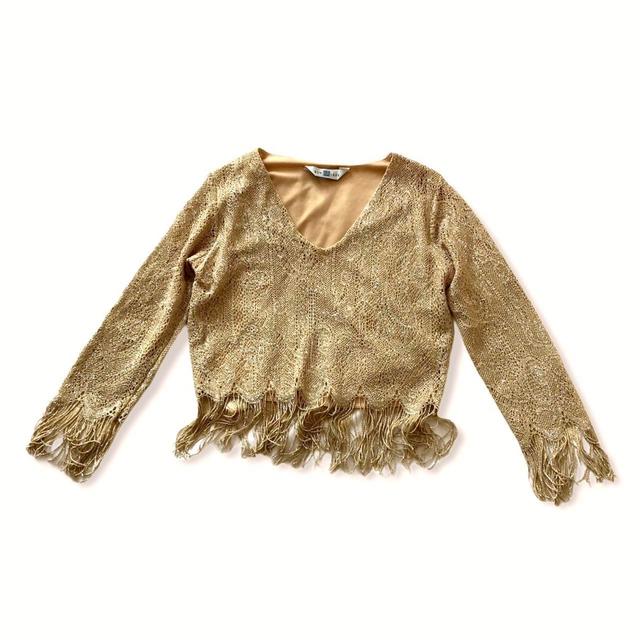 New Look Women's Crop top - Gold - M on Productcaster.