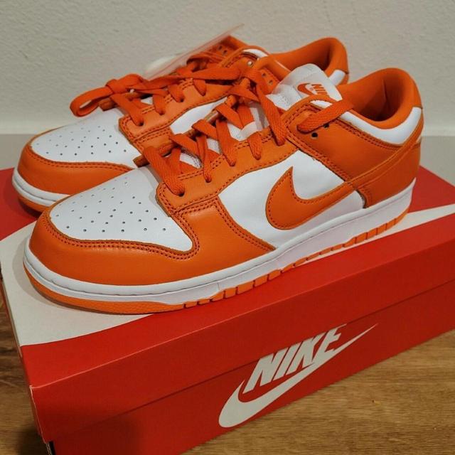 Nike Men's Trainers - Orange/White - UK 6.5 on Productcaster.