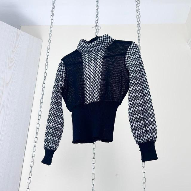 St Michael Women's Jumper - Black/White - S on Productcaster.