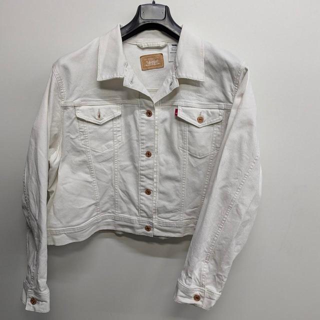 Levi's Women's Jacket - White - 3XL on Productcaster.