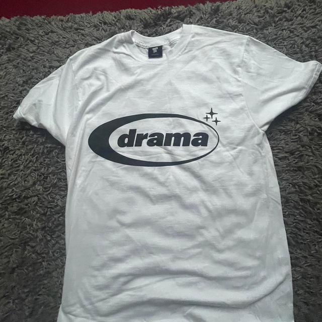 Drama Call Men's T-shirt - Black/White - S on Productcaster.