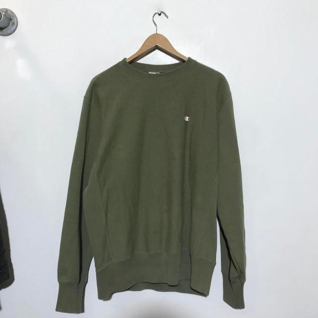 Champion Men's Sweatshirt - Khaki - XXL on Productcaster.