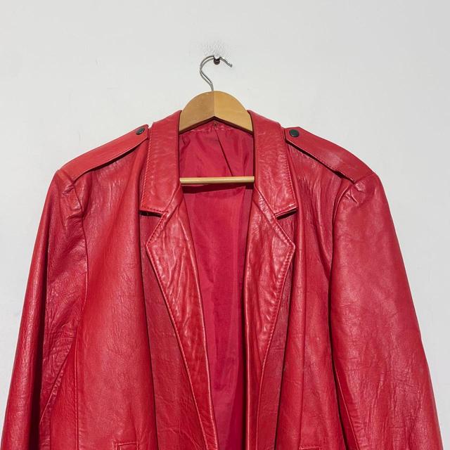 Vintage Women's Coat - Red - UK 10 on Productcaster.