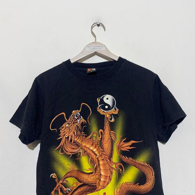 Vintage Men's T-shirt - Black - M on Productcaster.