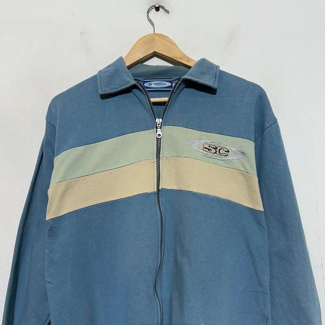 Vintage Men's Sweatshirt - Blue - S on Productcaster.