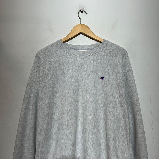 Champion Men's Sweatshirt - Grey - L on Productcaster.