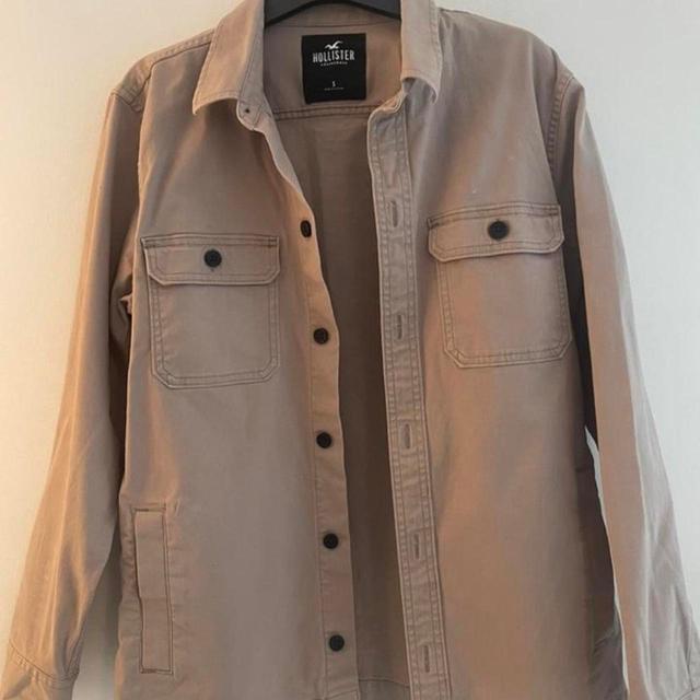 Hollister Co. Men's Shirt - Tan/Brown - S on Productcaster.